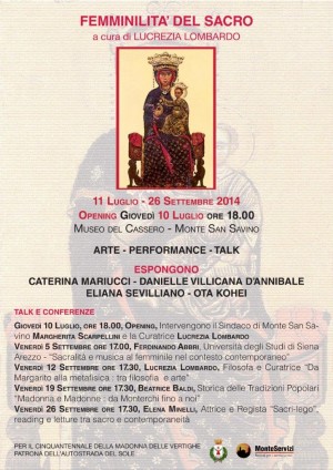 Femminilità del Sacro - 50 anni Vertighe Femminilità del Sacro - Museo del Cassero