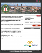 Schermata Captive Portal Comune di Monte San Savino